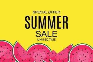 Summer Sale concept Background. Vector Illustration