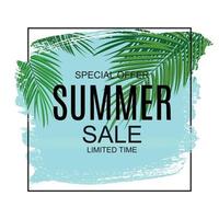 Summer Sale concept Background. Vector Illustration