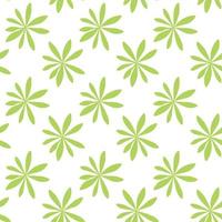 Silhouette of Palm Trees on White Background. Seamless pattern. Vector Illustration.