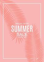 Summer Sale concept Background. Vector Illustration