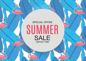 Summer Sale concept Background. Vector Illustration