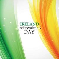 Ireland Independence Day Background Vector Illustration
