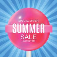 Summer Sale concept Background. Vector Illustration