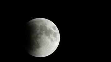 September 2015 Real Full Moon Eclipse Timelapse Followed by the Famous Red Blood Moon