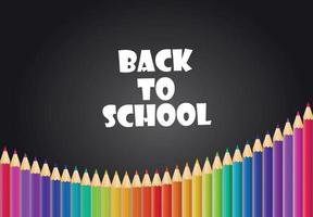 Back to School Background Vector Illustration