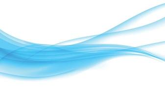 Abstract Colored Wave on Background. Vector Illustration