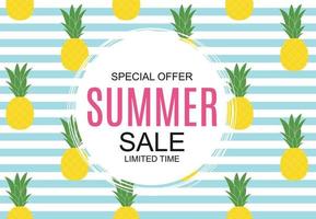 Summer Sale concept Background. Vector Illustration