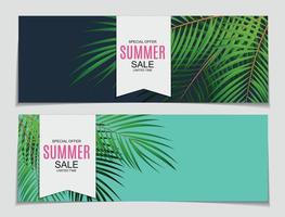 Abstract Vector Illustration Summer Sale Background