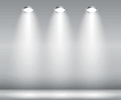 Background with Lighting Lamp. Empty Space for Your Text or Object vector