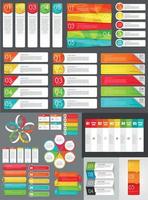 Big Set of Infographic Banner Templates for Your Business Vector Illustration