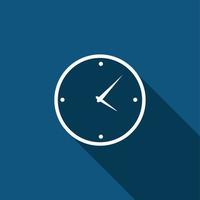 Modern Flat Time Management Vector Icon for Web and Mobile Application