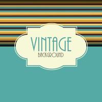 Retro Vintage Background Template Vector Illustration