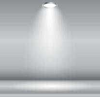 Background with Lighting Lamp. Empty Space for Your Text or Object vector