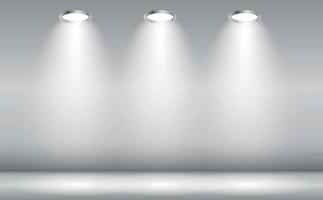 Background with Lighting Lamp. Empty Space for Your Text or Object vector