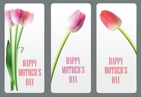 Happy Mother Day Poster Card Vector Illustration