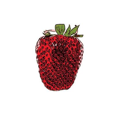 Sweet Tasty Strawberry. Vector Illustration. EPS10