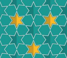 Abstract Star Seamless Pattern Background vector