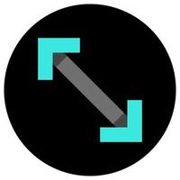 Arrow on white background vector