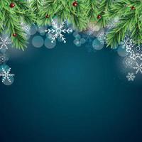 Abstract Holiday New Year and Merry Christmas Background. Vector Illustration