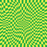 Abstract patterns of color flag of Brazil. Vector Illustration.