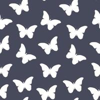 Butterfly Seamless Simple Pattern Background vector