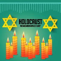 Vector Illustration of International holocaust remembrance day