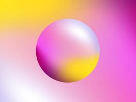 gradient balls illustration in trendy color. the colorful spheres on a white background for banner, template, web element, etc. creative element in contemporary style. photo