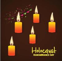 Vector Illustration of International holocaust remembrance day