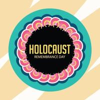 Vector Illustration of International holocaust remembrance day