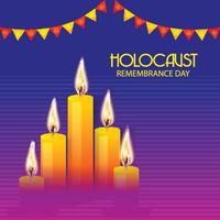 Vector Illustration of International holocaust remembrance day