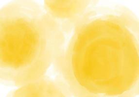 Ilustración de acuarela de círculo amarillo, aislado en blanco, elemento de diseño, textura de pintura de acuarela, textura de fondo y papel tapiz foto