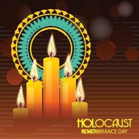 Vector Illustration of International holocaust remembrance day