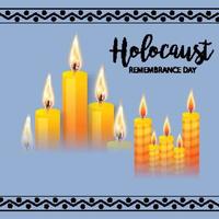 Vector Illustration of International holocaust remembrance day
