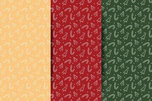 Minimal Christmas Pattern vector