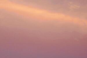 lite orange abstract pastel clouds and sky with soft texture sweet color. photo