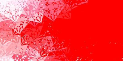 Light Red vector pattern with polygonal shapes.