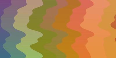 Light Multicolor vector background with lines.