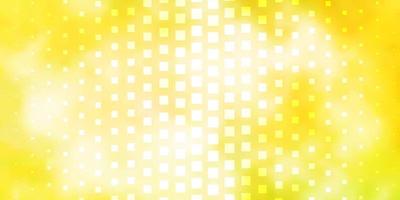 Light Green, Yellow vector texture in rectangular style.