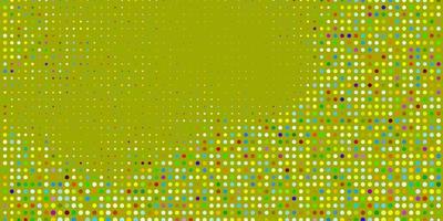 Light Multicolor vector pattern with circles.