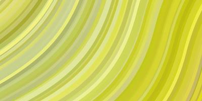Light Green, Yellow vector texture with wry lines.