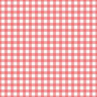vector de patrón de tartán sin costuras patrón de cuadros repetidos con diseños rosados y blancos utilizados para publicaciones, papel de regalo, textiles, telas, fondos a cuadros para manteles