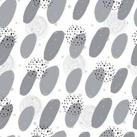 Seamless pattern vector Abstract background Stylish polka dot hand drawn texture Used for wallpaper, textiles