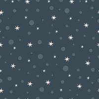 Abstract polka dot background Seamless pattern with gray circles and stars Design for publications, posters, fabrics, textiles. Vector illustration