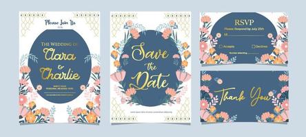 Wedding Invitation Template vector