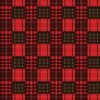 Seamless Pattern Buffalo Plaid vector