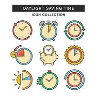 The Advancing of Time During Daylight Saving vector