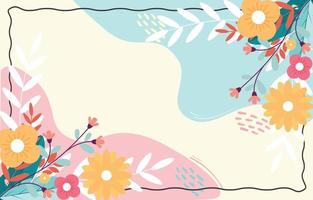 Beautiful Spring Floral Background vector