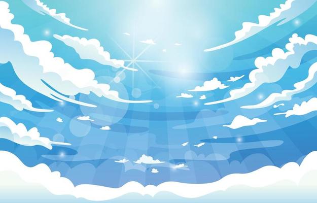 Free sky - Vector Art