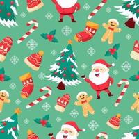 Christmas Seamless Pattern Background vector