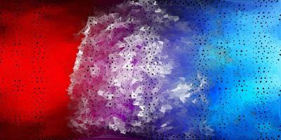 Light blue, red vector polygonal backdrop.